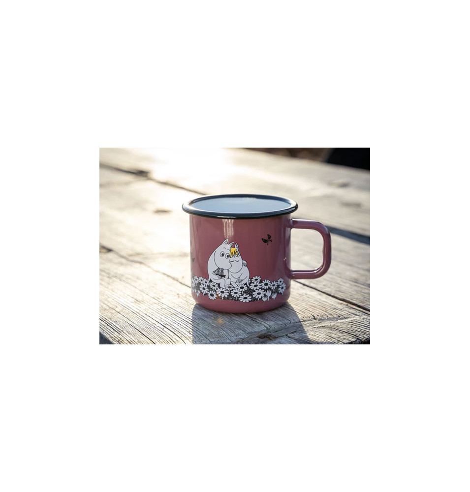 Moomin Retro Mug émaillé 370ML: Together Forever