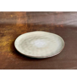Assiette plate NORI 28cm - couleur Vert Lichen