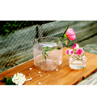 Vase en verre de décoration Vase, bougeoir, bonbonnière - Muurla